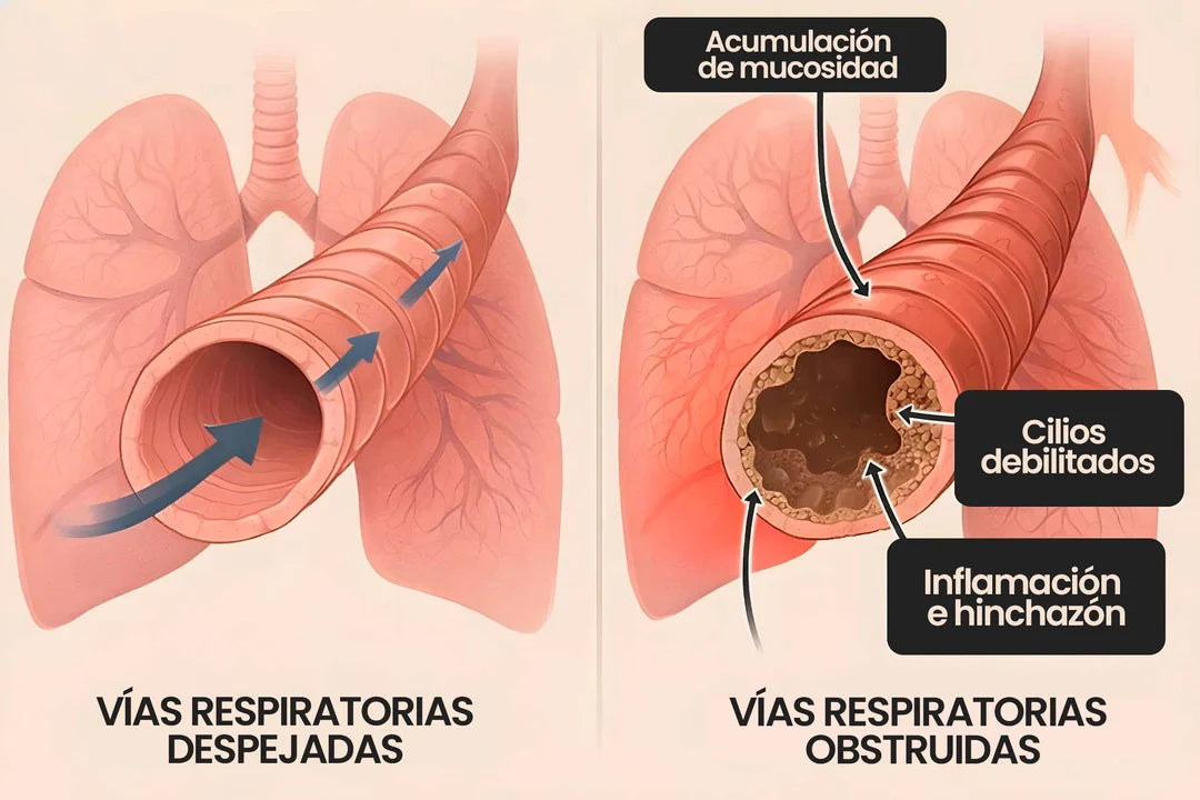 PulmoClear | Activador Mucociliar en gotas para fumadores y exfumadores