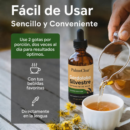 PulmoClear | Activador Mucociliar en gotas para fumadores y exfumadores